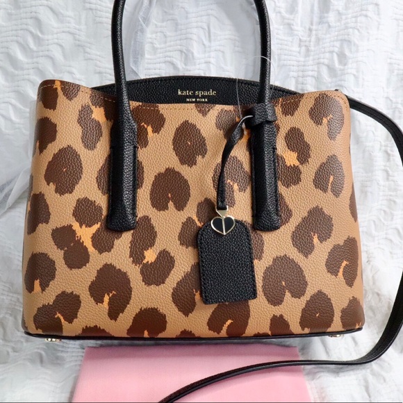 Kate Spade New York Margaux Leopard Print Satchel - Picture 13 of 13